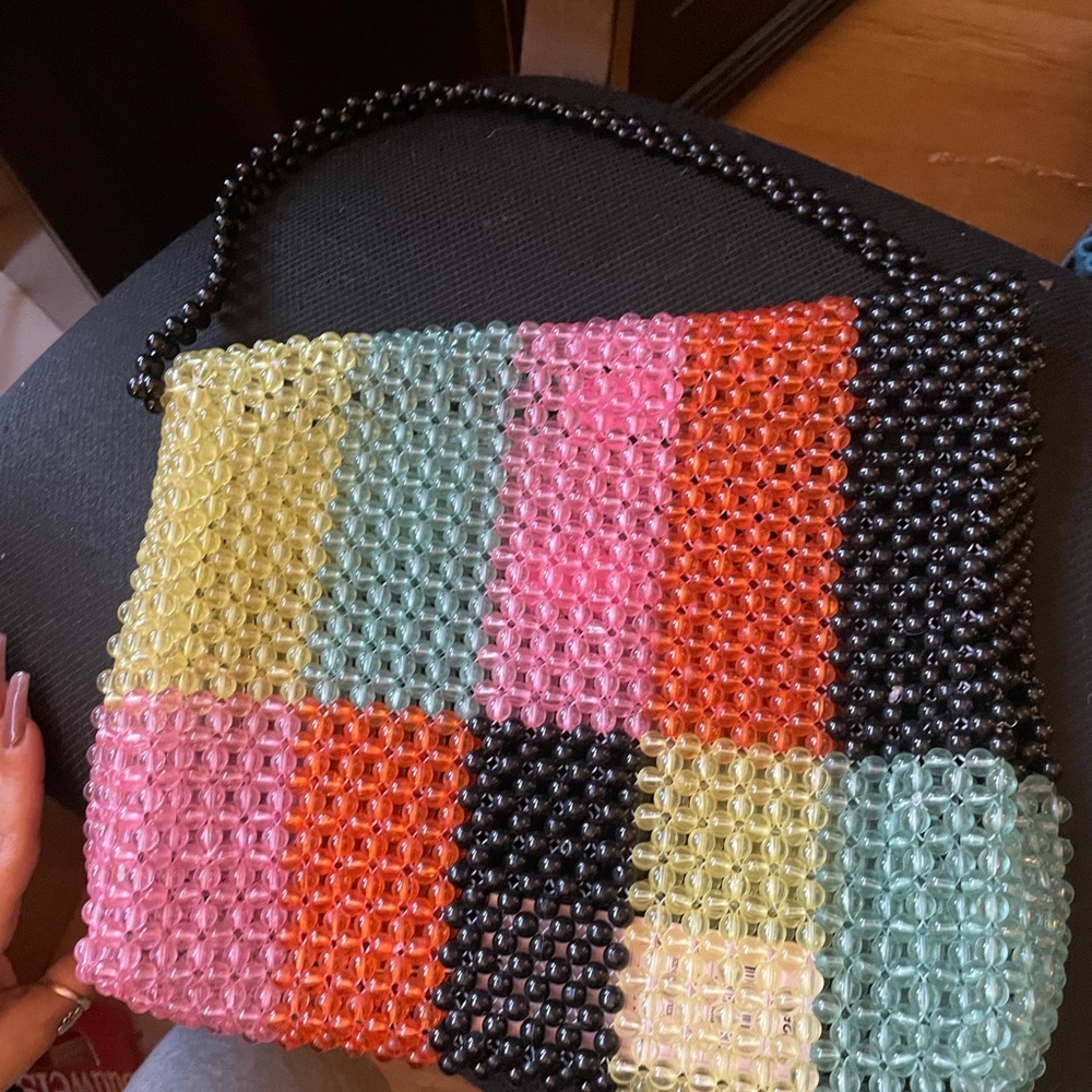 Target Multicolor Beaded Shoulder Bag - Picture 3 of 3